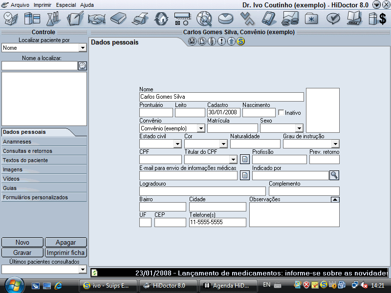 Software mdico para consultrios e clnicas